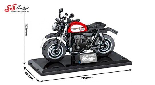 Конструктор Мотоцикл Triumph Street Scrambler, Sembo 701126, 205 дет Техник
