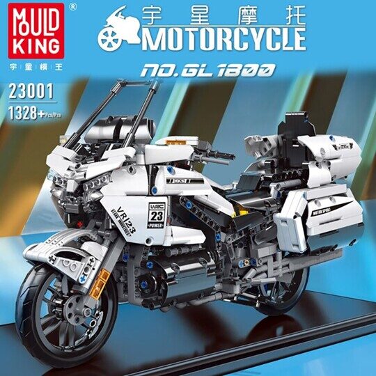 Конструктор Мотоцикл Honda Gold Wing GL1800 MOULD KING 23001, Техник