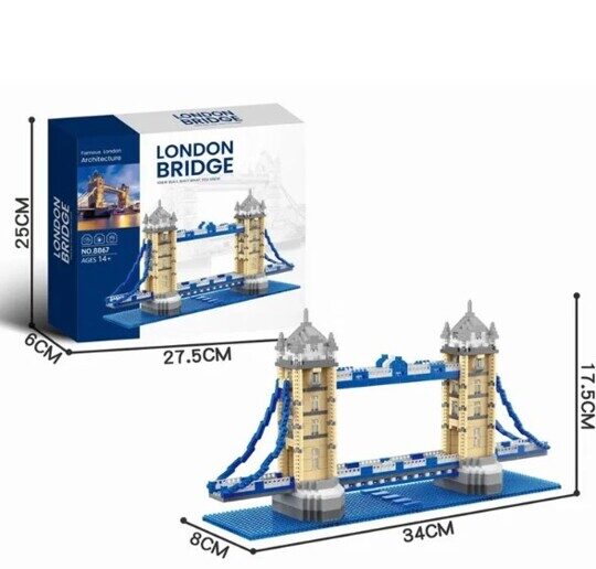 Конструктор Лондонский мост 8867, 1410 дет. Архитектура