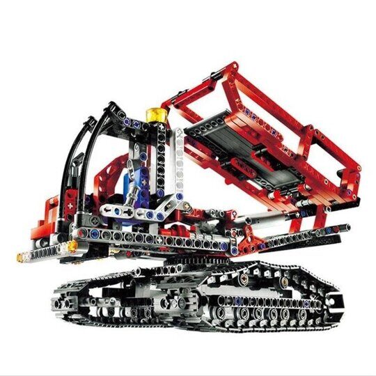 Конструктор Красный Экскаватор 2 в 1, King 90022, Техник